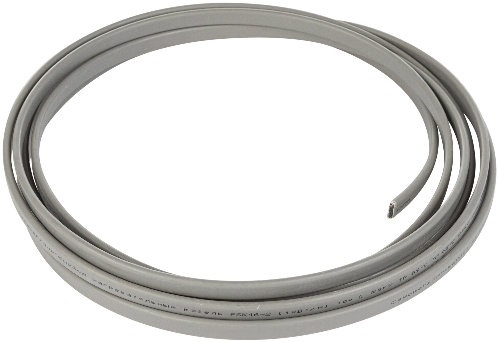 Саморегулирующийся греющий кабель PSK 16-2 не экран. 64 Вт для водопровода (на трубу), на отрез 4м - фотография № 4