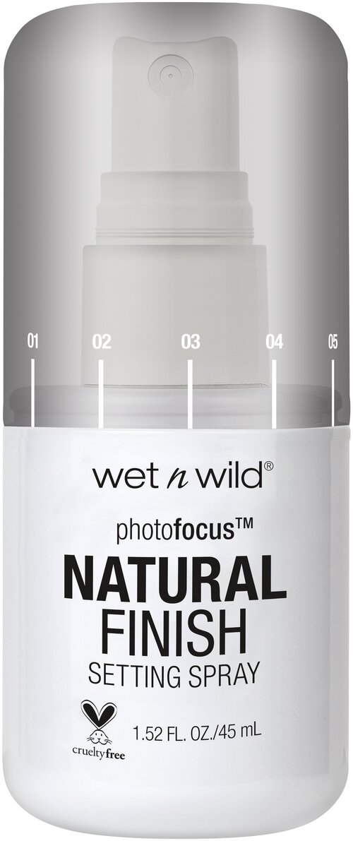 Wet n Wild спрей для фиксации макияжа Photo Focus Natural Finish Setting Spray, 45 мл, seal the deal