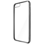 Чехол-накладка Celly Laser для Apple iPhone 7/8 Plus прозрачный, темно-серый кант - изображение