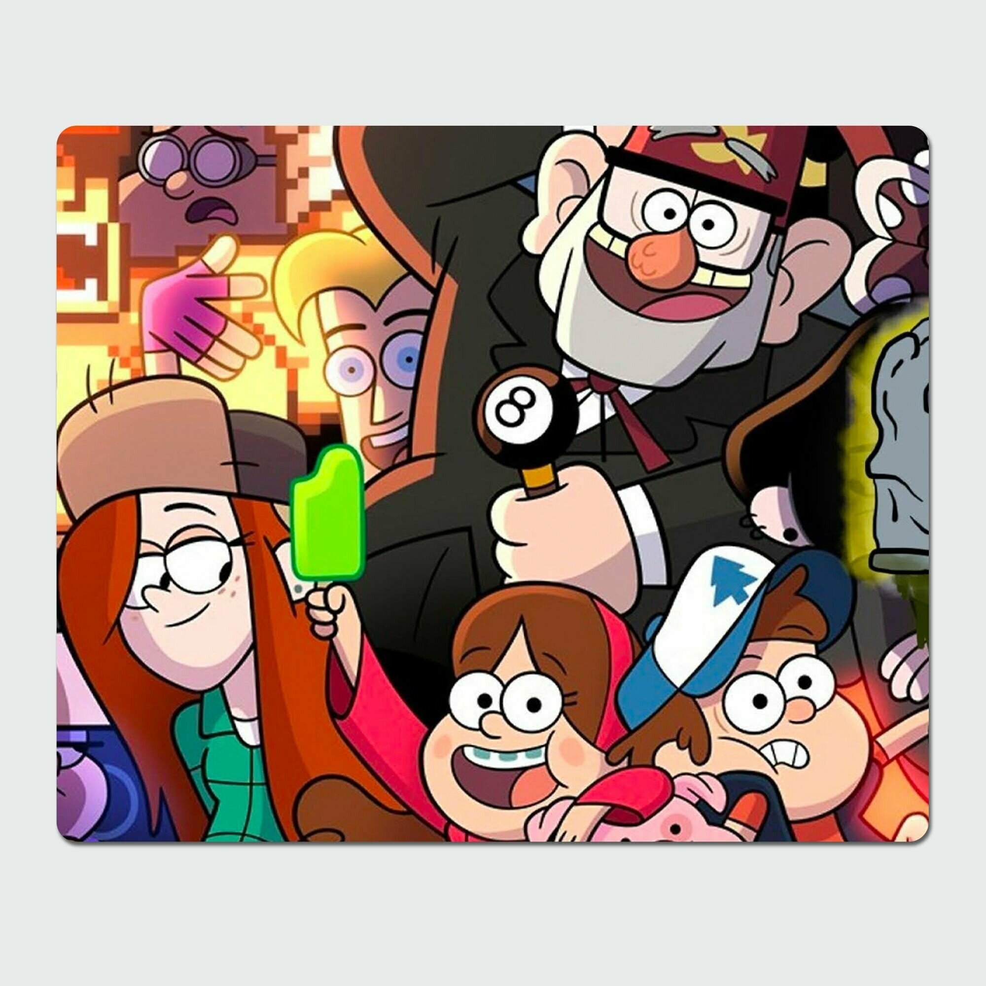 Коврик для компьютерной мышки Rocket - Gravity Falls, 23x19 см