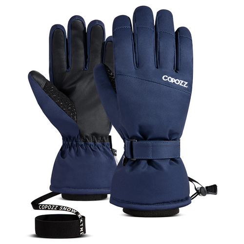 Перчатки Copozz, синий зимние лыжные перчатки copozz для мужчин и женщин водонепроницаемые сверхлегкие перчатки для сноуборда мотоциклетные теплые ветрозащитные