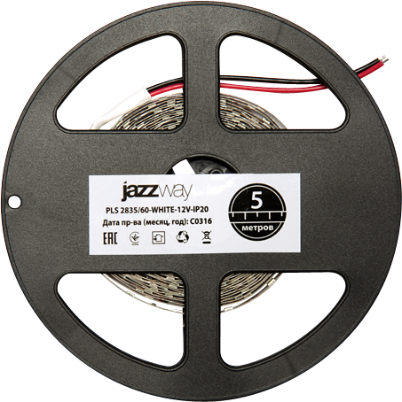 Лента PLS 2835/60 W (белый свет) IP20 5м (6W) JAZZway