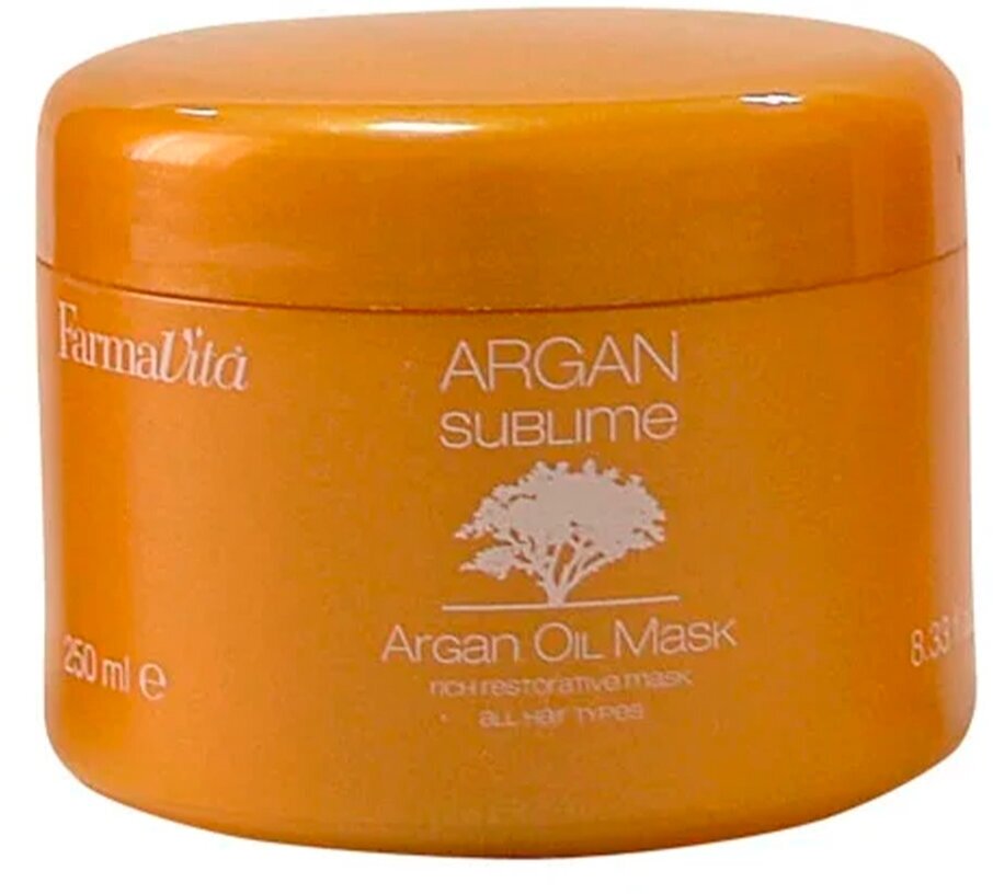 FarmaVita, Маска с аргановым маслом, Argan Sublime Mask, 250 мл