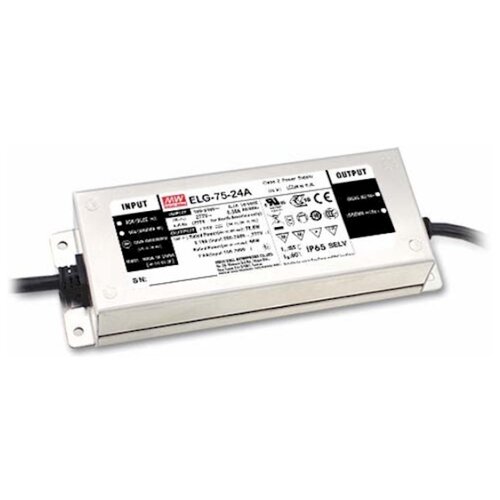 Источник питания AC/DC Mean Well ELG-75-24DA-3Y original mean well elg 75 c500b constant current dimming led driver 500ma 75 150v 75w meanwell power supply elg 75 c dimmable
