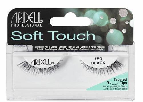 Ardell накладные ресницы Soft Touch 150, черный, 2 шт.