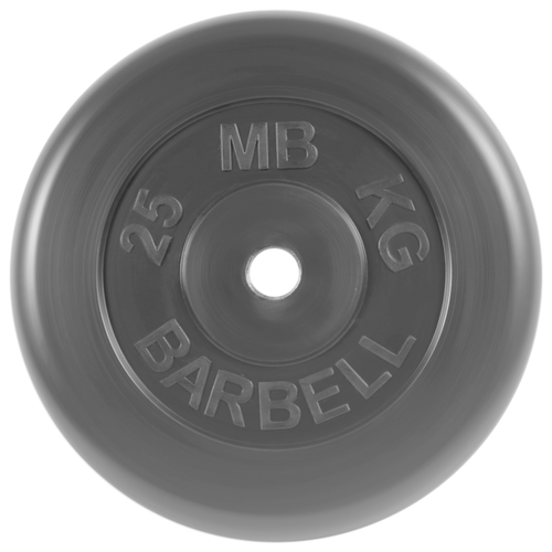 Диск MB Barbell Стандарт MB-PltB31 25 кг черный диски для штанг