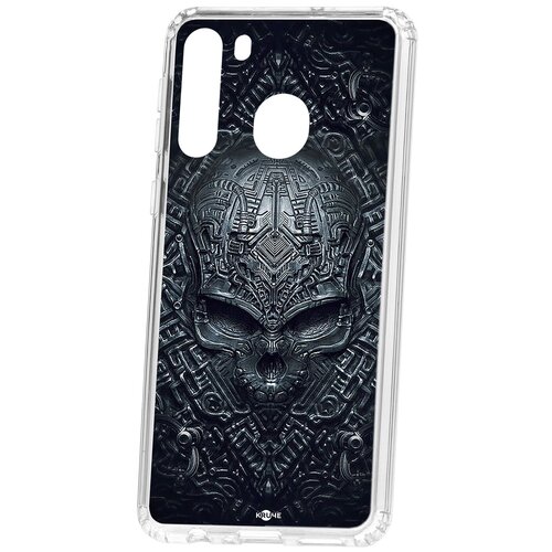 фото Чехол на самcунг а21 kruche print череп техно кruче