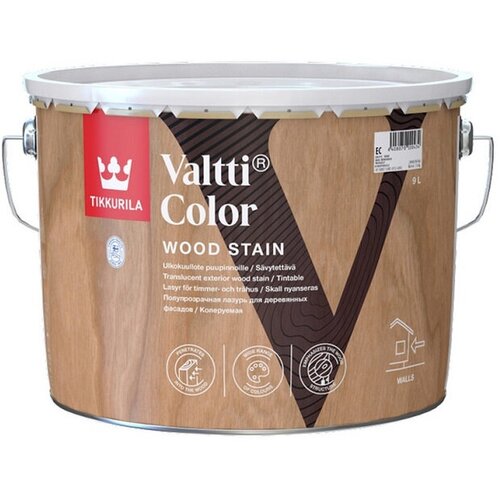 Антисептик Tikkurila Valtti Color Wood Stain для дерева 9л