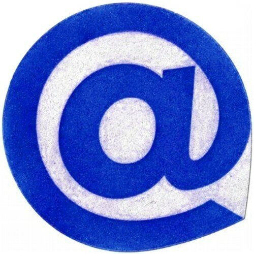 Коврик Nova MicroPoint круг для мыши интернет-собака микроблёстки - синий, 2 штуки