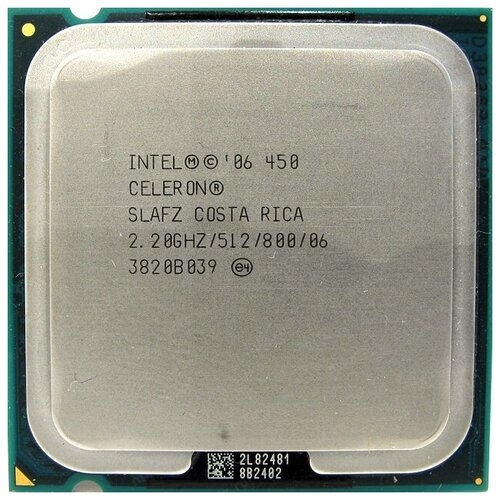 Процессор Intel Celeron 450 Conroe-L LGA775, 1 x 2200 МГц, OEM процессор intel core 2 duo e6750 conroe lga775 2 x 2660 мгц oem