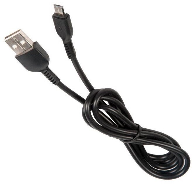 Cable / Кабель USB HOCO X20 Flash для Micro USB, 2.4 A, длина 1.0 м, черный