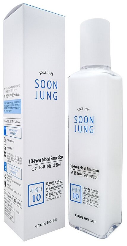 ETUDE HOUSE Soon Jung 10-Free Moist Emulsion Эмульсия для чувствительной кожи