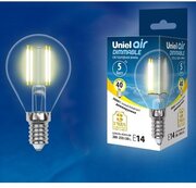 Светодиодная лампа Uniel LED-G45-5W/WW/E14/CL/DIM GLA01TR 3000K