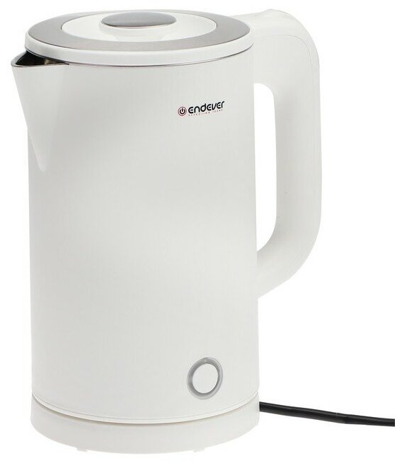 Чайник электрический ENDEVER Skyline KR-255S white (Мощность 2200 Вт, объем 1,7 л) (90269)
