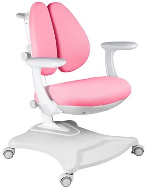 Детское растущее кресло Anatomica Robin Duos с подлокотниками, розовый