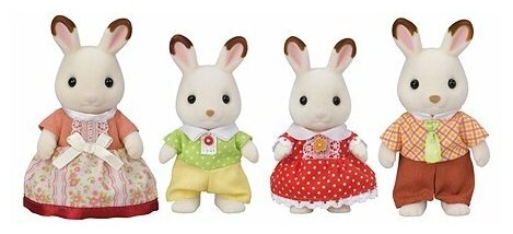 Sylvanian Families Набор Семья шоколадных кроликов new 5655 с 3 лет