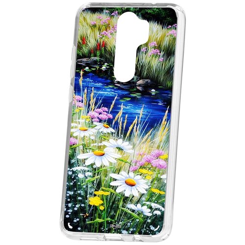 фото Чехол на xiaomi redmi note 8 pro kruche print ромашки у ручья кruче