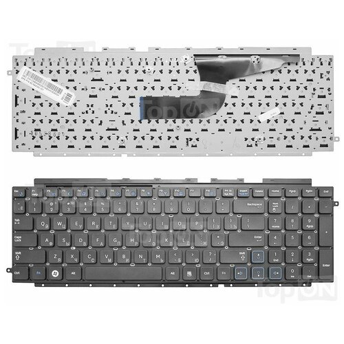 Клавиатура Samsung RC710 RC711 RC720 черная без рамки 1690₽
