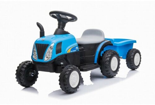 Детский электромобиль трактор с прицепом 8220219B-T7