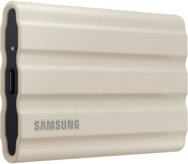 Внешний SSD диск 1.8 1 Tb USB Type-C Samsung T7 Shield белый