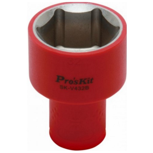 Изолированная 1/2 дюйма торцевая головка Proskit SK-V432B 32 мм (1000 В - VDE)