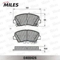 Колодки Тормозные Hyundai I30/Elantra 11-/Ceed 12- Передние Lowmetallic Miles арт. E400426