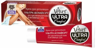 Velvet Крем для депиляции Ультра-комфорт для чувствительной кожи и интимных зон 100 мл