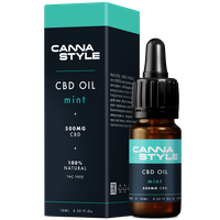 Масло CBD (Масло КБД) / Mint (Мятный вкус) 500мг 5% / CannaStyle / CBD Oil / каннабидиол / 10 мл