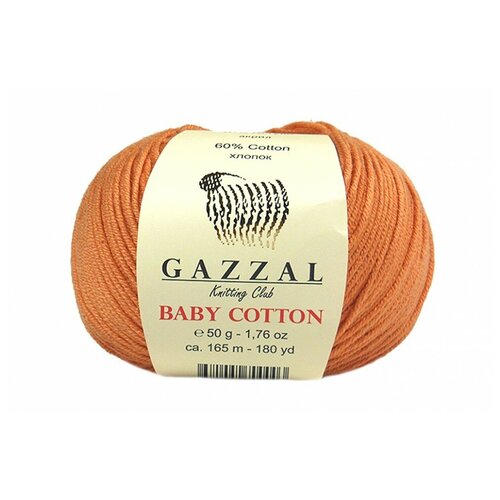 Пряжа Gazzal Baby Cotton цвет 3465