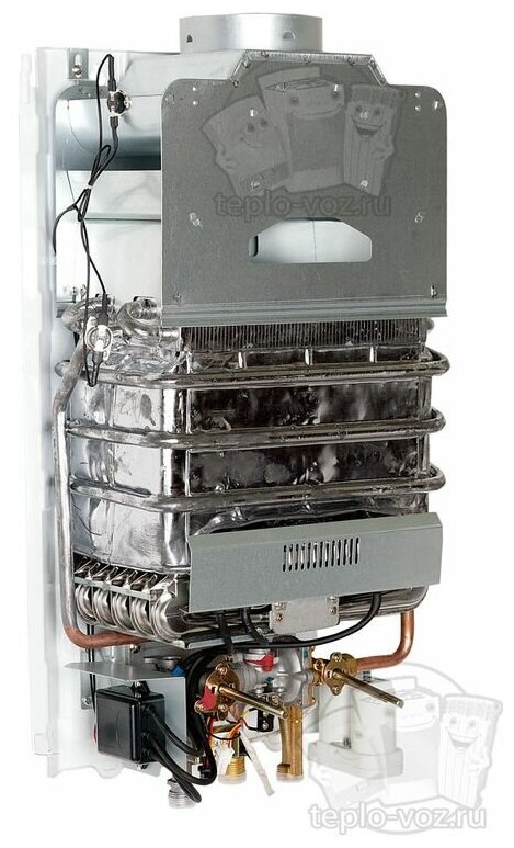 Проточный газовый водонагреватель Zanussi GWH 10 Rivo, белый - фотография № 8