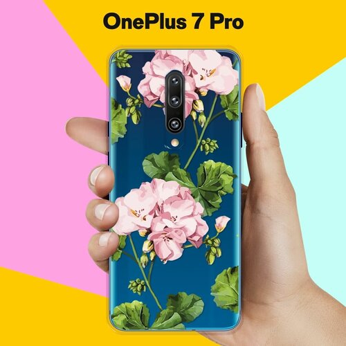 Силиконовый чехол на OnePlus 7 Pro Пионы / для ВанПлас 7 Про силиконовый чехол на oneplus 7 pro ванплас 7 про прекрасные пионы