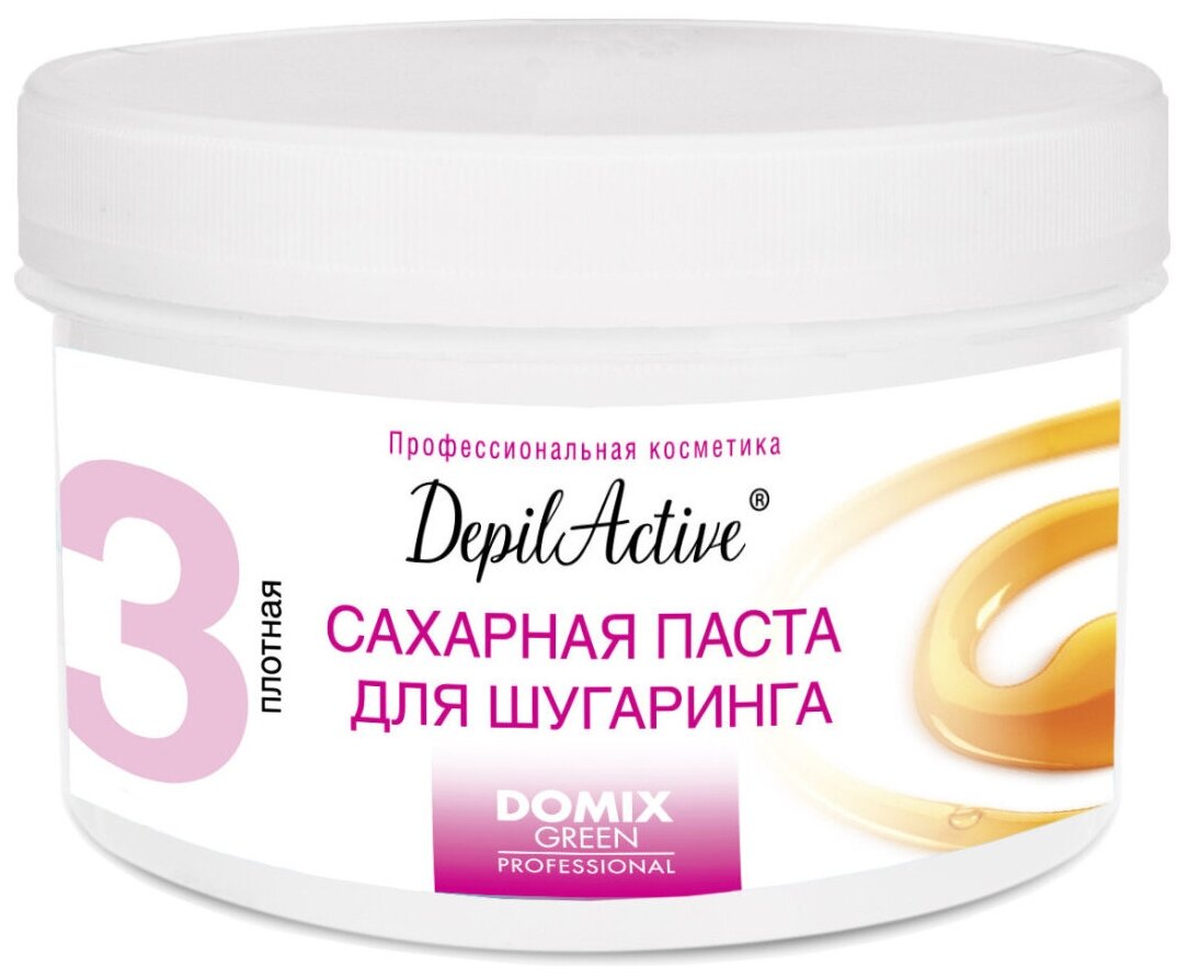 Domix, Сахарная паста DepilActive, плотная, 650 г