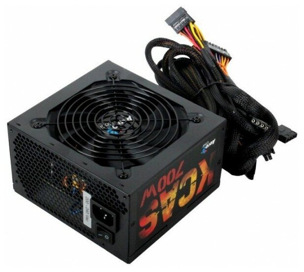 Блок питания Aerocool ATX 700W KCAS-700W PLUS 80+ bronze (24+4+4pin) APFC 120mm fan 7xSATA RTL