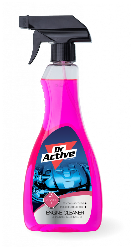 Очиститель двигателя Dr. Active Engine Cleaner" 500мл спрей SINTEC