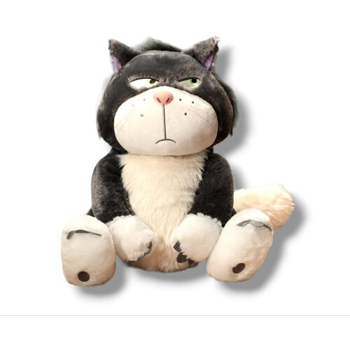 Мягкая игрушка кот Люцифер из м/ф 40 см серый мягкая плюшевая игрушка злой кот 40см