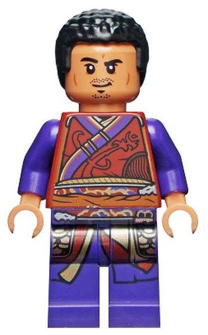 Минифигурка Лего Lego sh793 Wong - Dark Red Robe, Dark Purple Legs