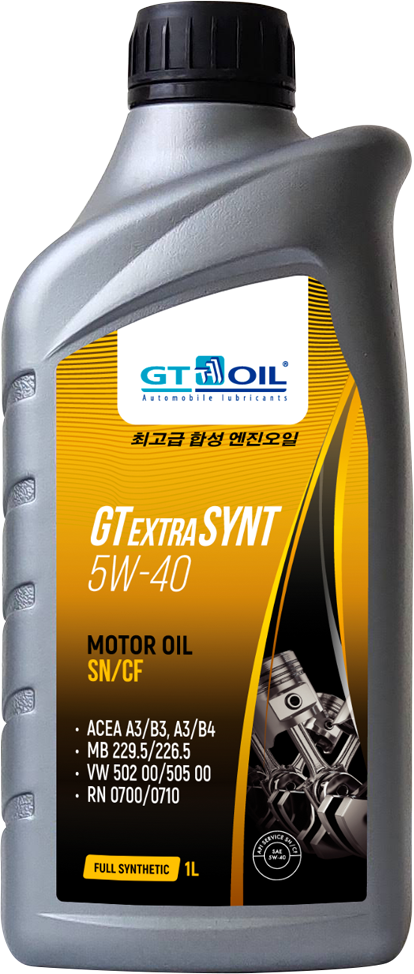 Синтетическое моторное масло GT OIL GT Extra Synt 5W-40, 1 л