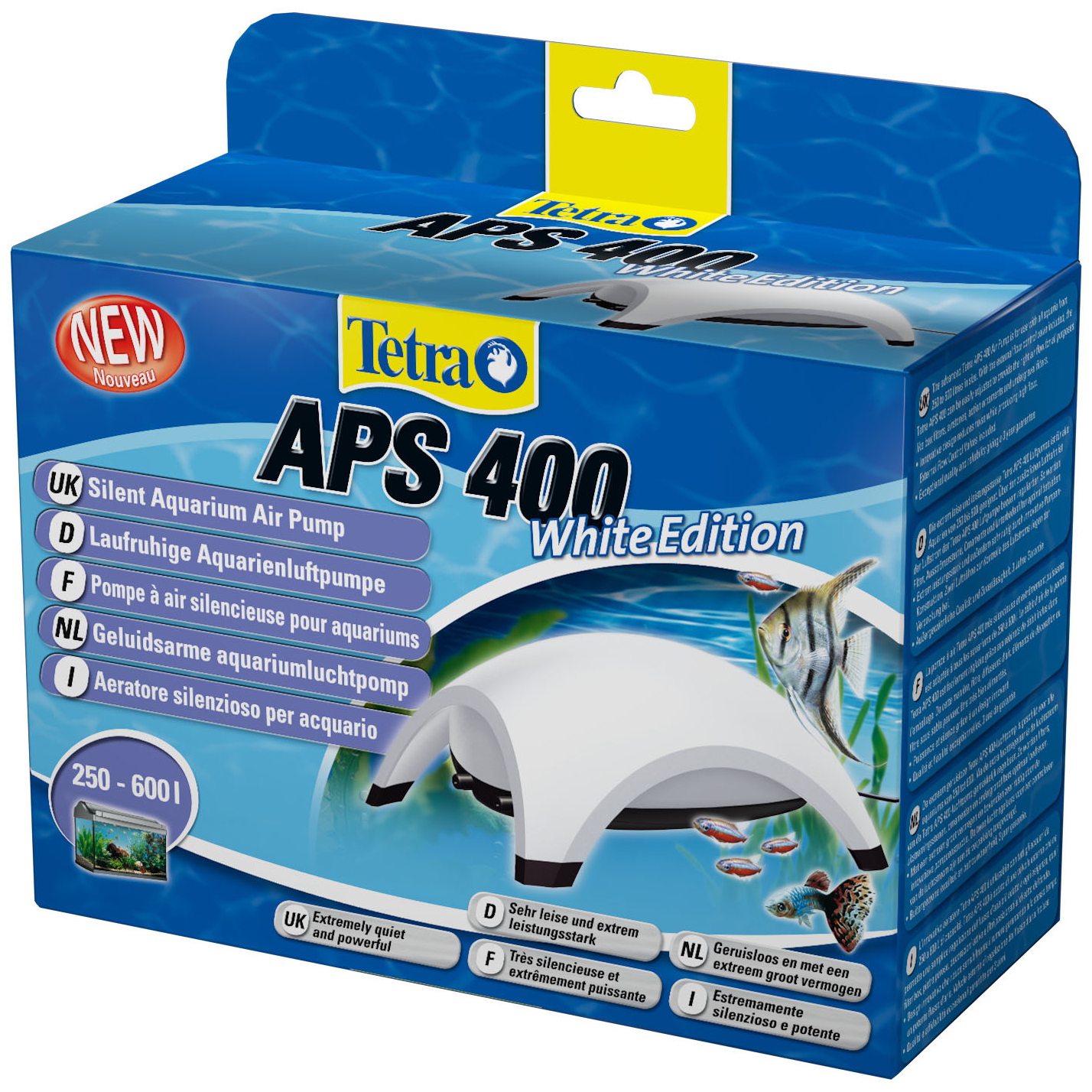 Tetra AРS 400 компрессор для аквариумов 250-600 л белый - фотография № 2