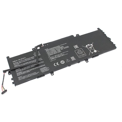 Аккумулятор OEM (совместимый с C41N1715) для ноутбука Asus Zenbook U3100FN 15.2V 3000mAh черный