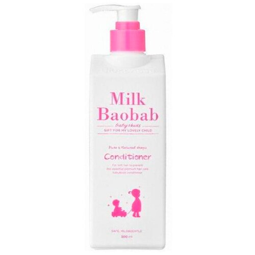 Детский бальзам-кондиционер для волос MilkBaobab Baby Kids Conditioner, 500мл.