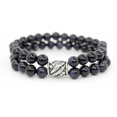 фото Handinsilver ( посеребриручку ) браслет из синего авантюрина 8мм