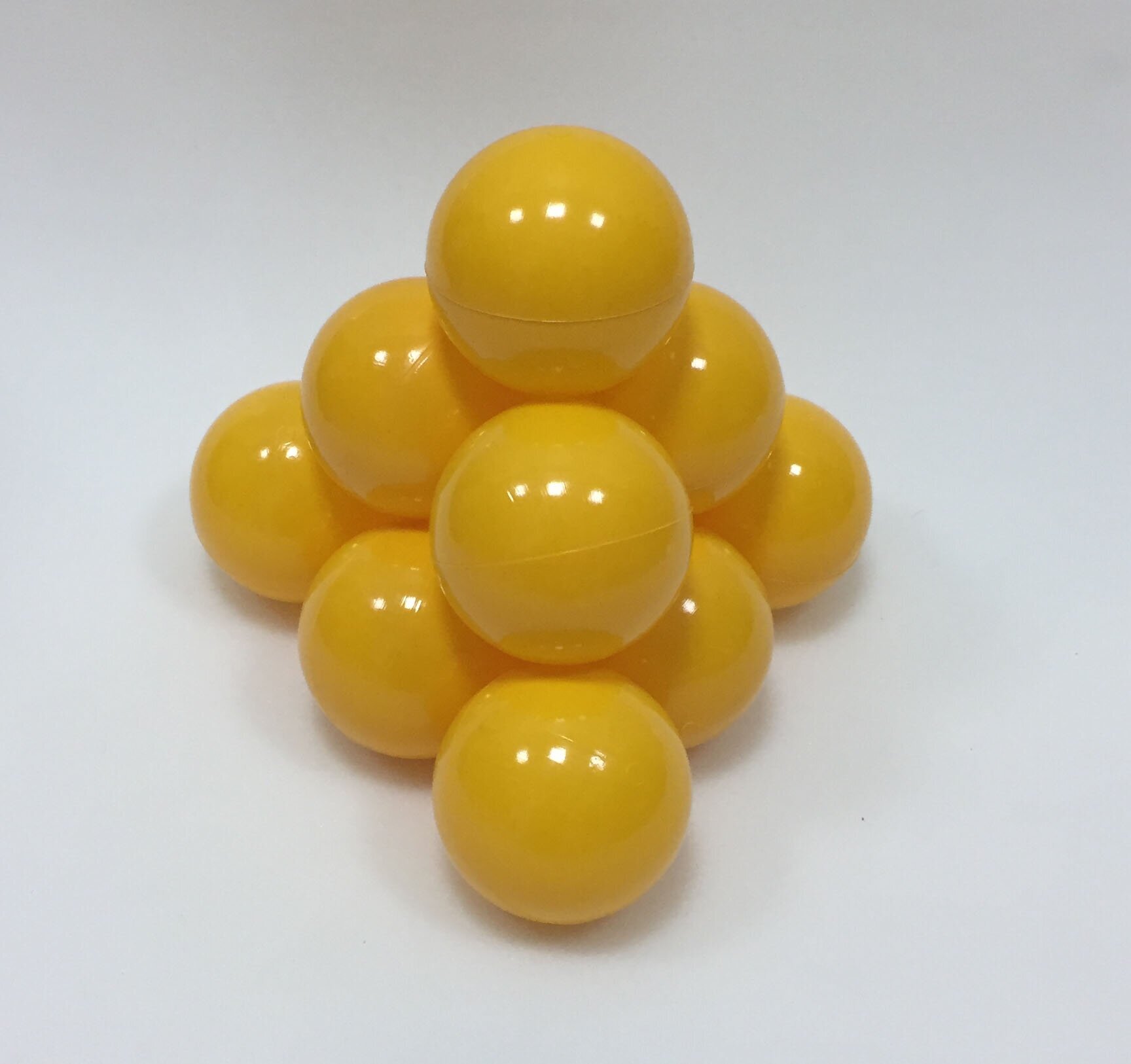 Шарики для сухого бассейна Hotenok 50 шт, диаметр 7 см, желтые - фотография № 2