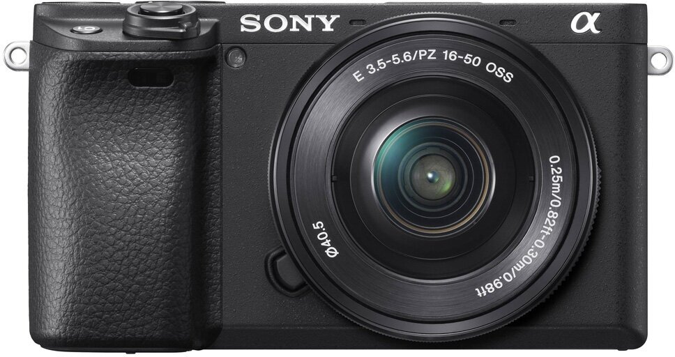 Беззеркальный фотоаппарат Sony a6400 Kit E 16-50mm F3.5-5.6 OSS PZ, черный