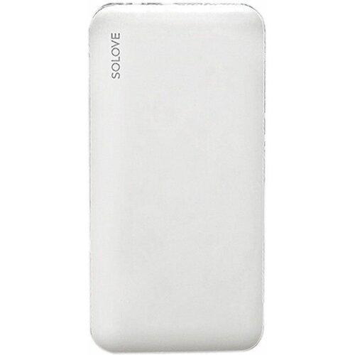 Внешний аккумулятор (Power Bank) Xiaomi Solove W7, 10000мAч, белый [w7 white rus]