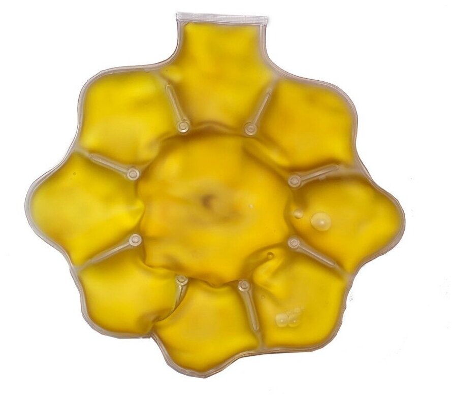 Торг Лайнс Грелка солевая медицинская физиотерапевтическая «Солнце», цвет жёлтый