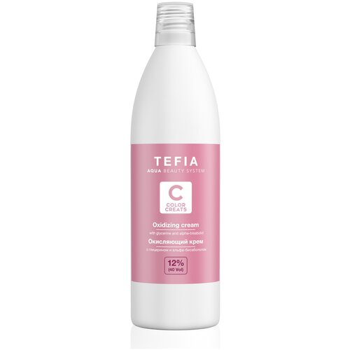 Tefia Окисляющий крем с глицерином и альфа-бисабололом Color Creats 12 %, 1000 мл