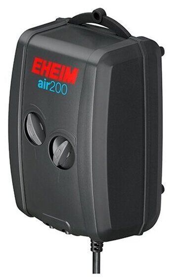 Компрессор Eheim AIR PUMP 200 (200л. ч) (двухканальный с трубкой и распылителем)