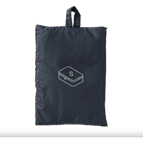 Складная сумка-органайзер MUJI для упаковки из нейлона (черная)