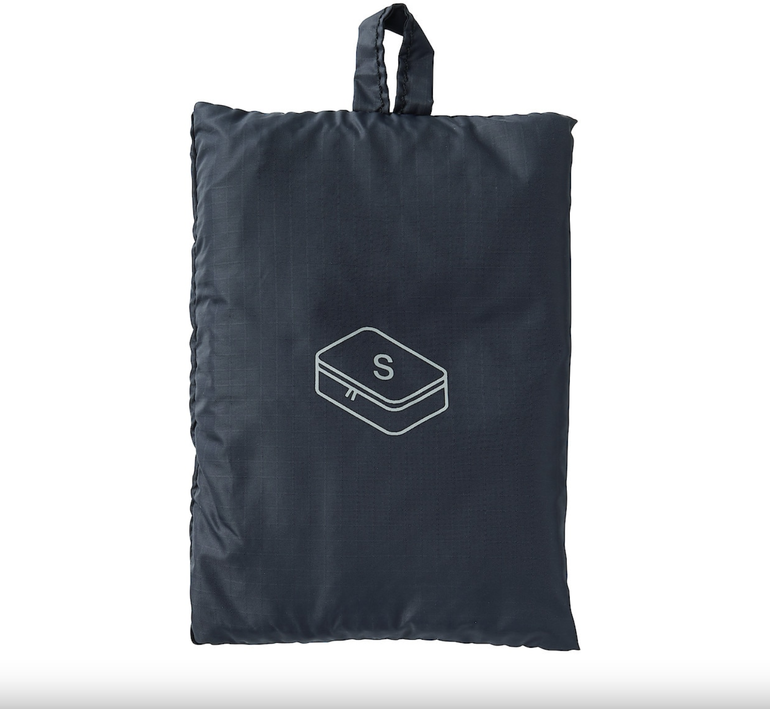Складная сумка-органайзер MUJI для упаковки из нейлона (черная) - фотография № 1