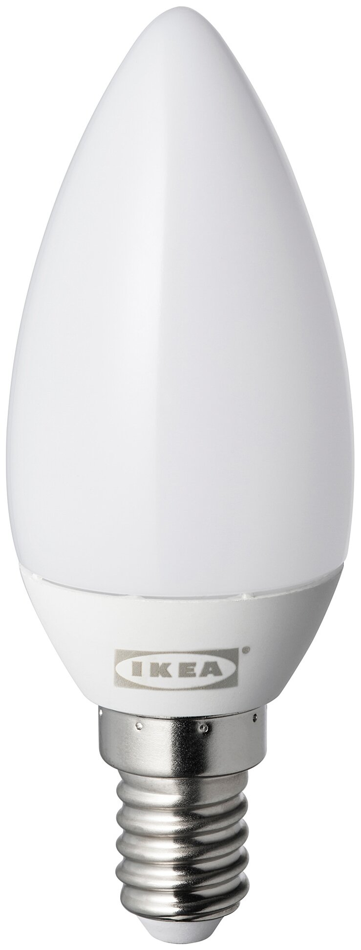 RYET риэт светодиодная лампочка E14 250 лм 1 шт свечеобразный молочный